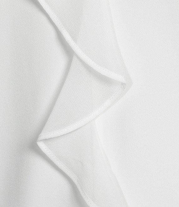 Calvin Klein Ruffle Front V-Neck Sleeveless Cami Product Image