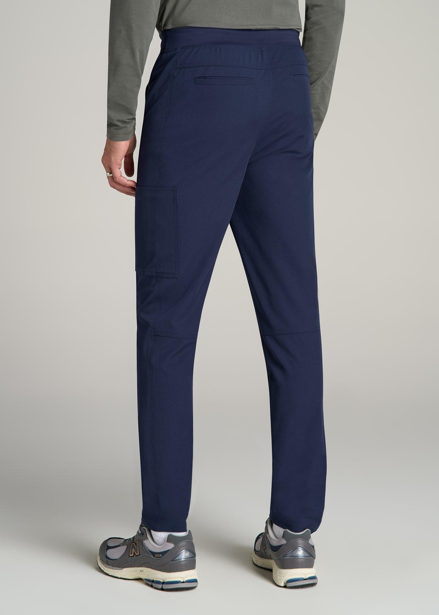 Cargo Scrub Pants for Tall Men in Patriot Blue Male Product Image