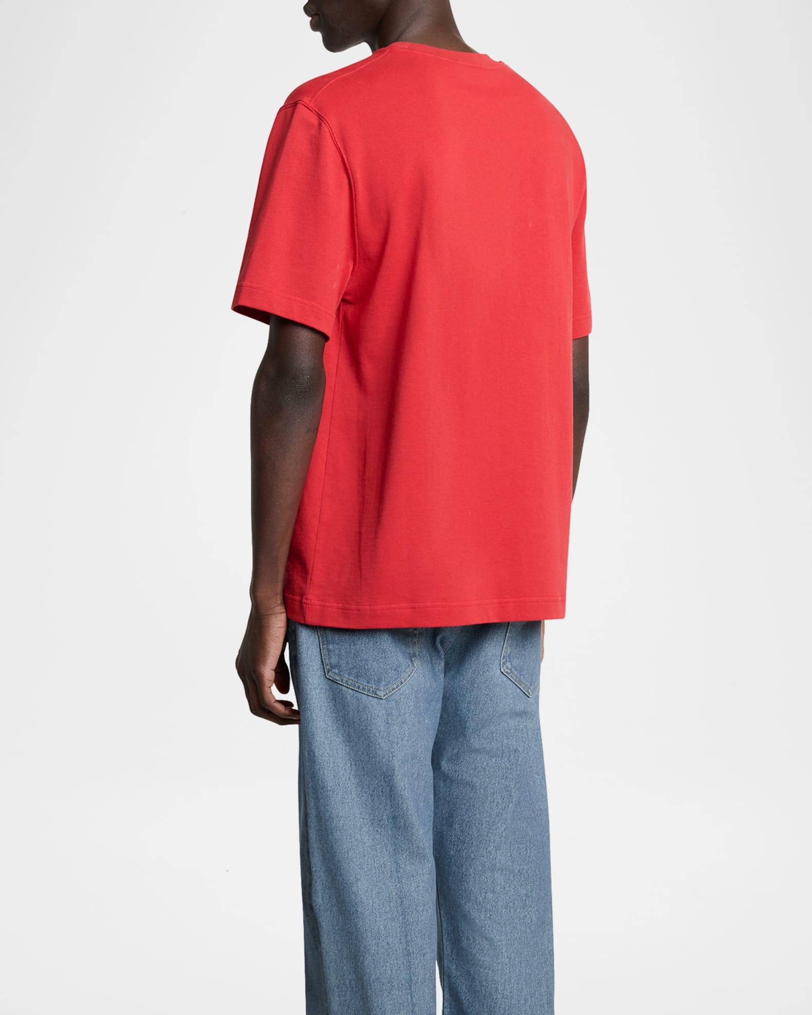 Men's Grosgrain Logo Crewneck T-Shirt Product Image