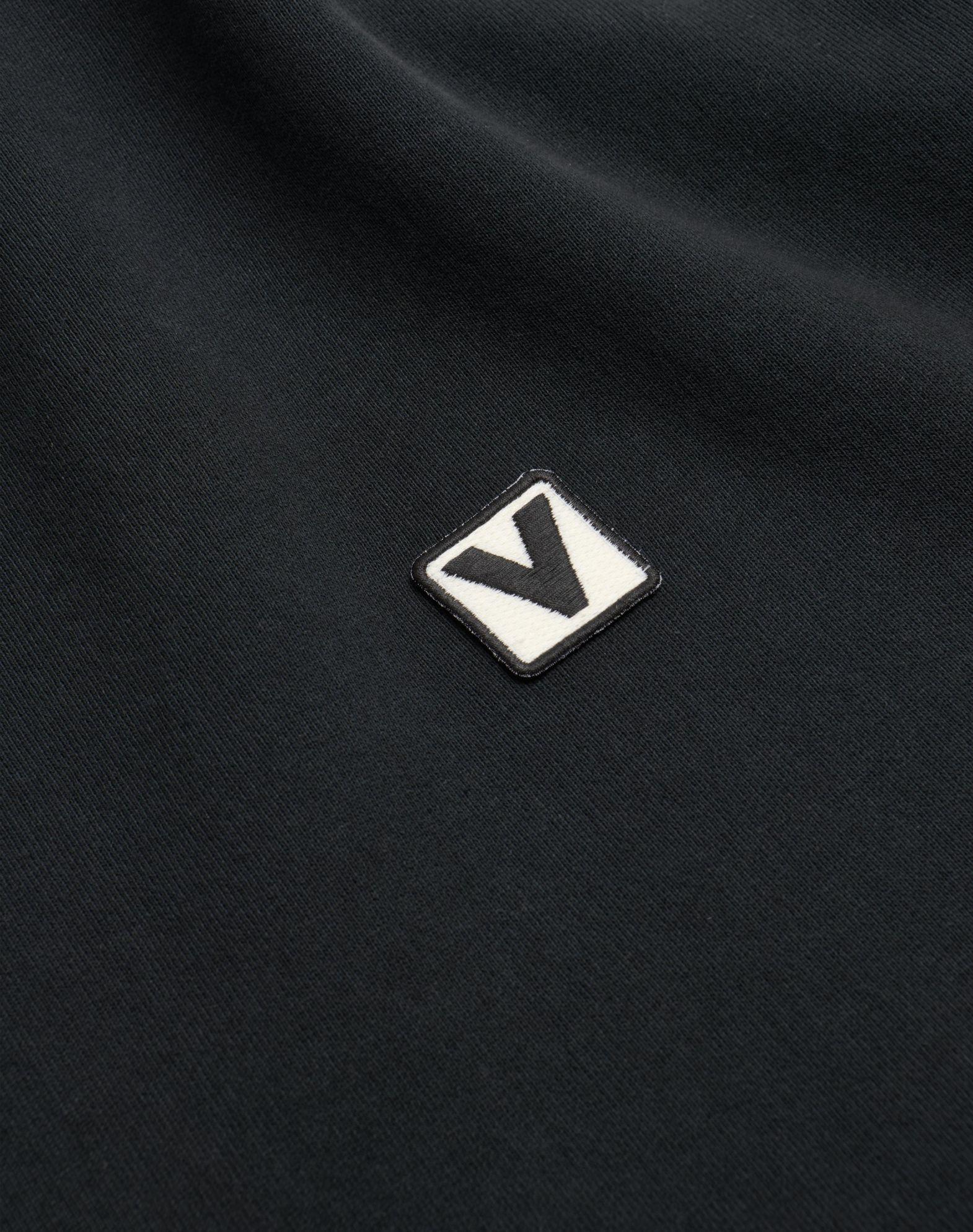 Cotton Crewneck Sweatshirt With Chez Valentino Patch Product Image