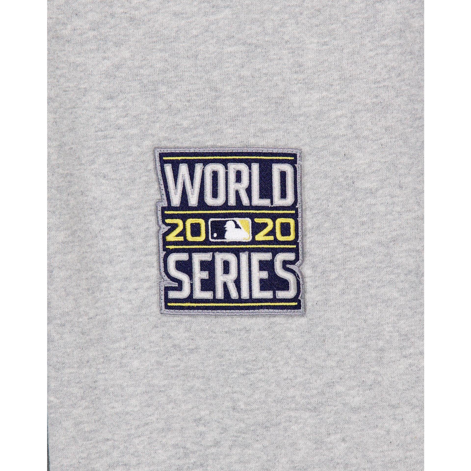 Los Angeles Dodgers Gray Logo Select Full-Zip Hoodie Male Product Image