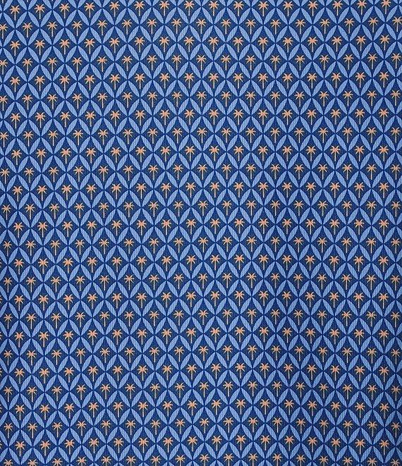 Roundtree & Yorke Big & Tall Performance Short Sleeve Geo Print Polo Shirt Product Image