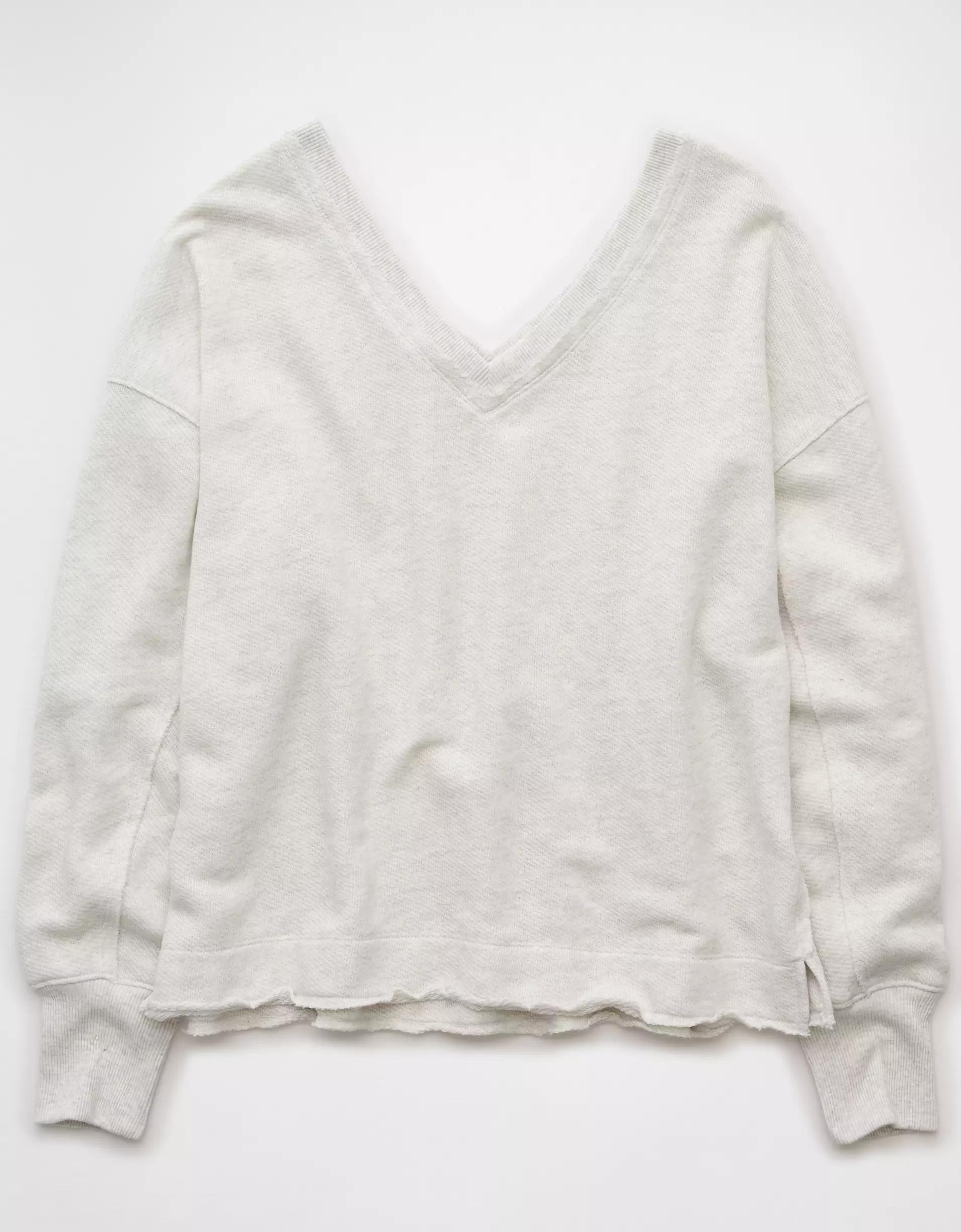 AE Saltwash Double V-Neck Sweatshirt Product Image