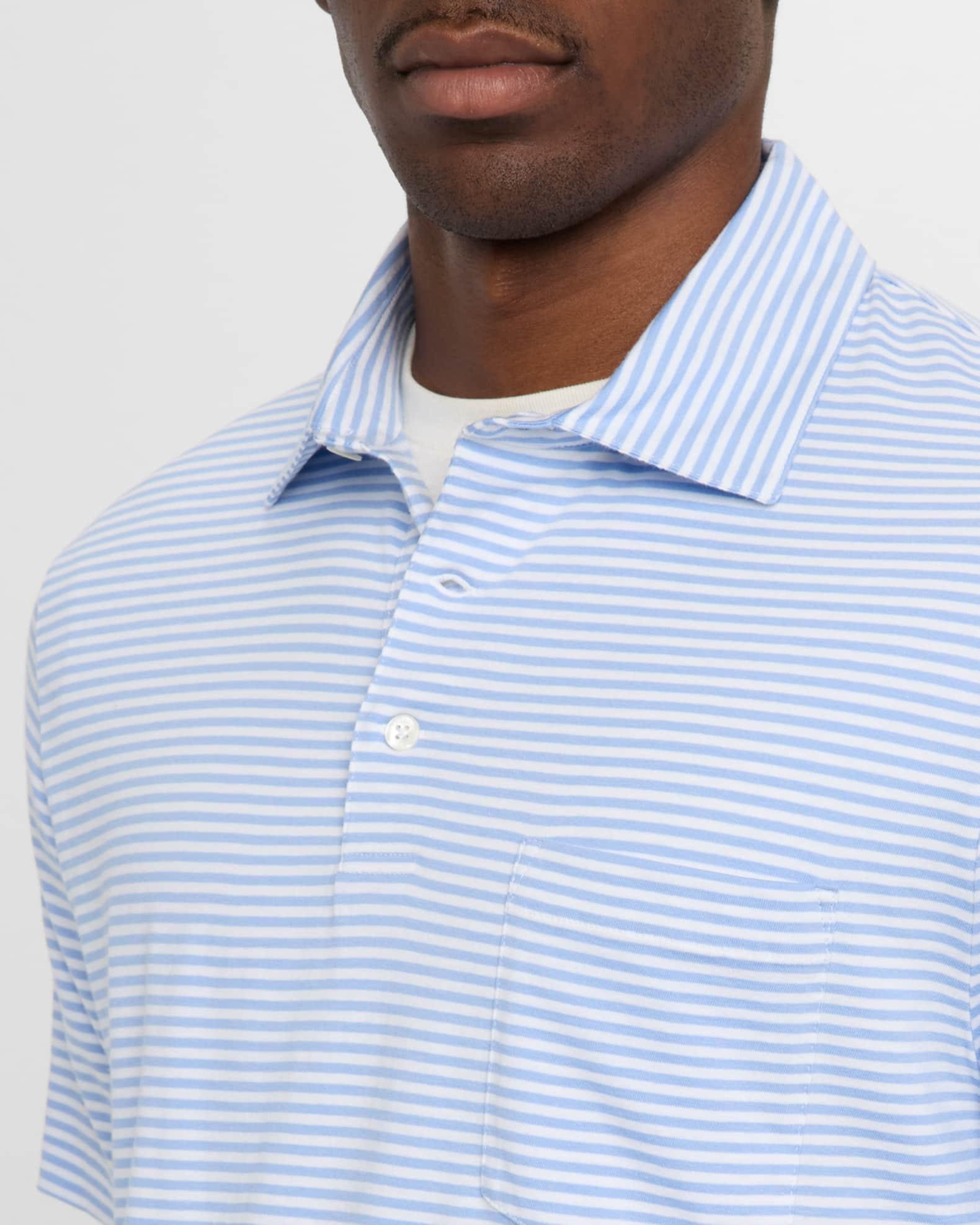Mens Standard-Fit Lisle Polo Shirt Product Image