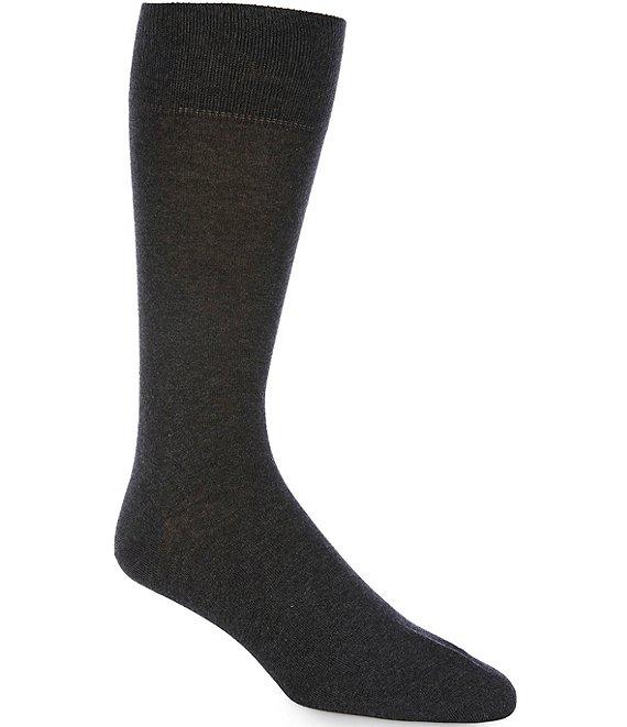 Cremieux Solid Flat Knit Crew Dress Socks Product Image