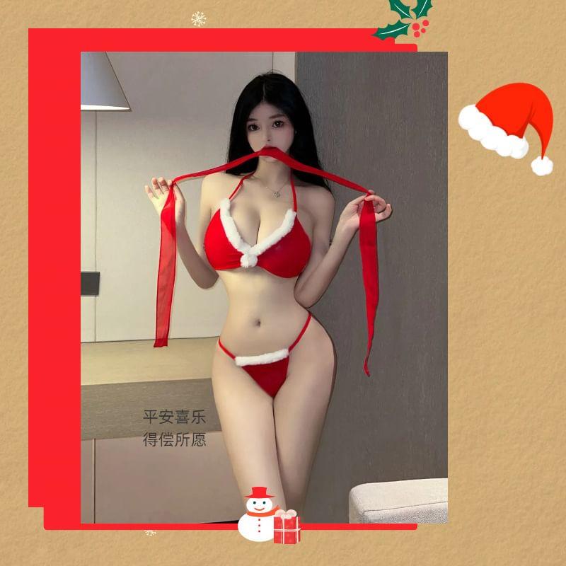 Santa Claus Lingerie Costume Set Product Image