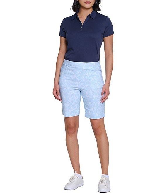 Sport Haley Slimsation Printed Pull-On Pocketed Shorts Product Image