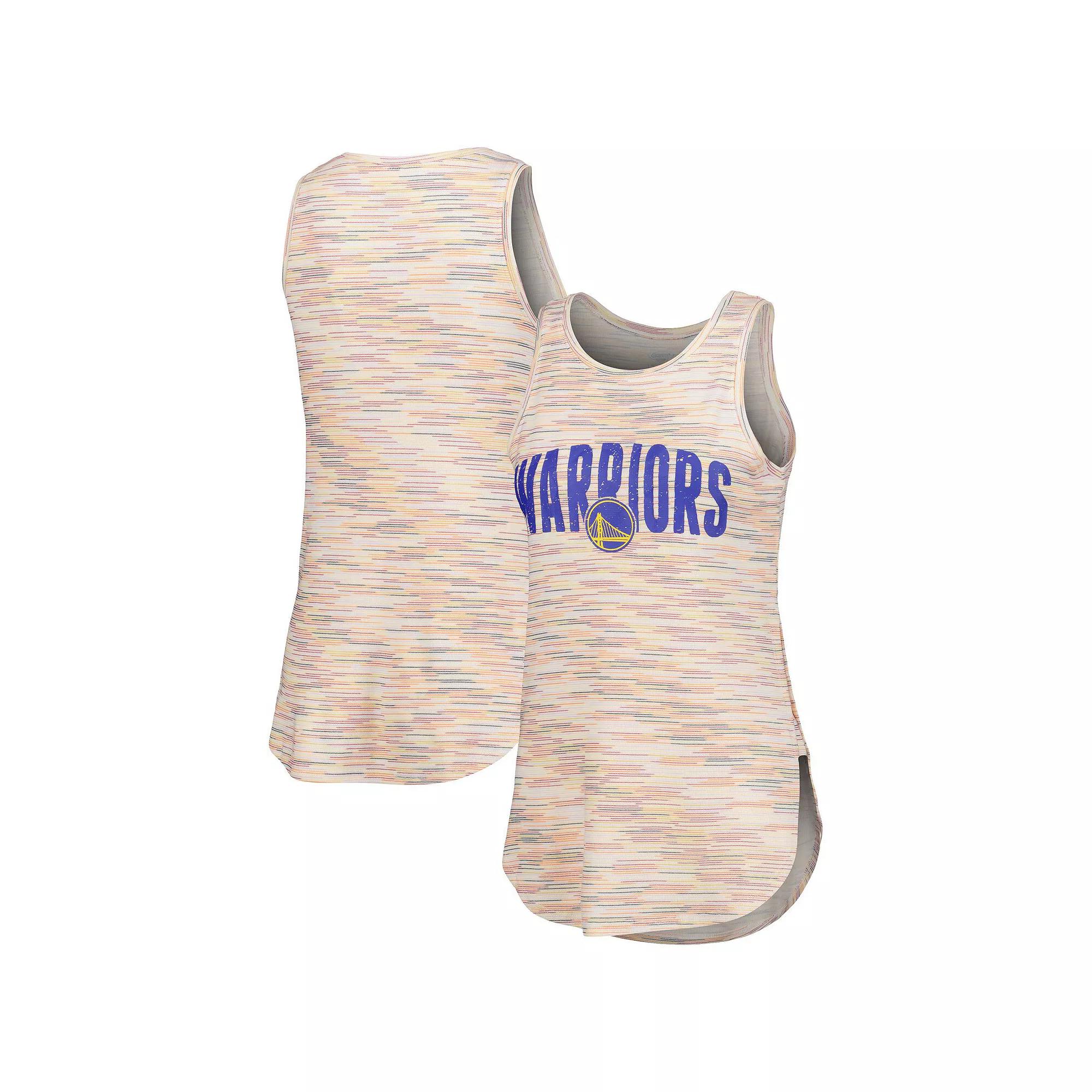 Women's Concepts Sport White Golden State Warriors Sunray Tank Top,  Product Image