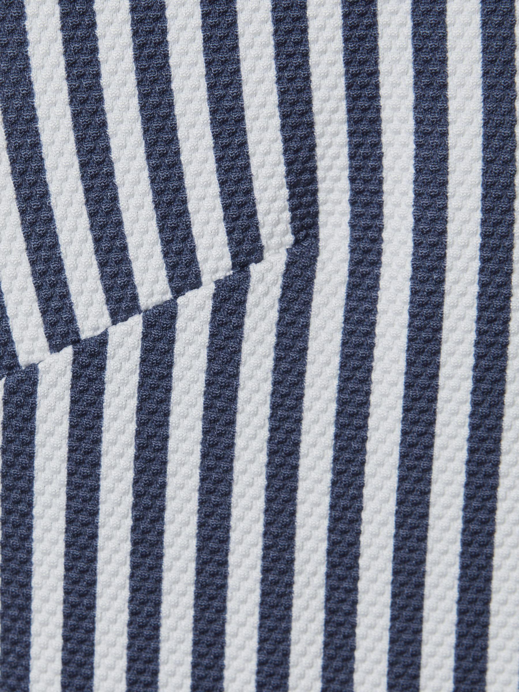 FELLA Striped Swimsuit in Blue Stripe Product Image