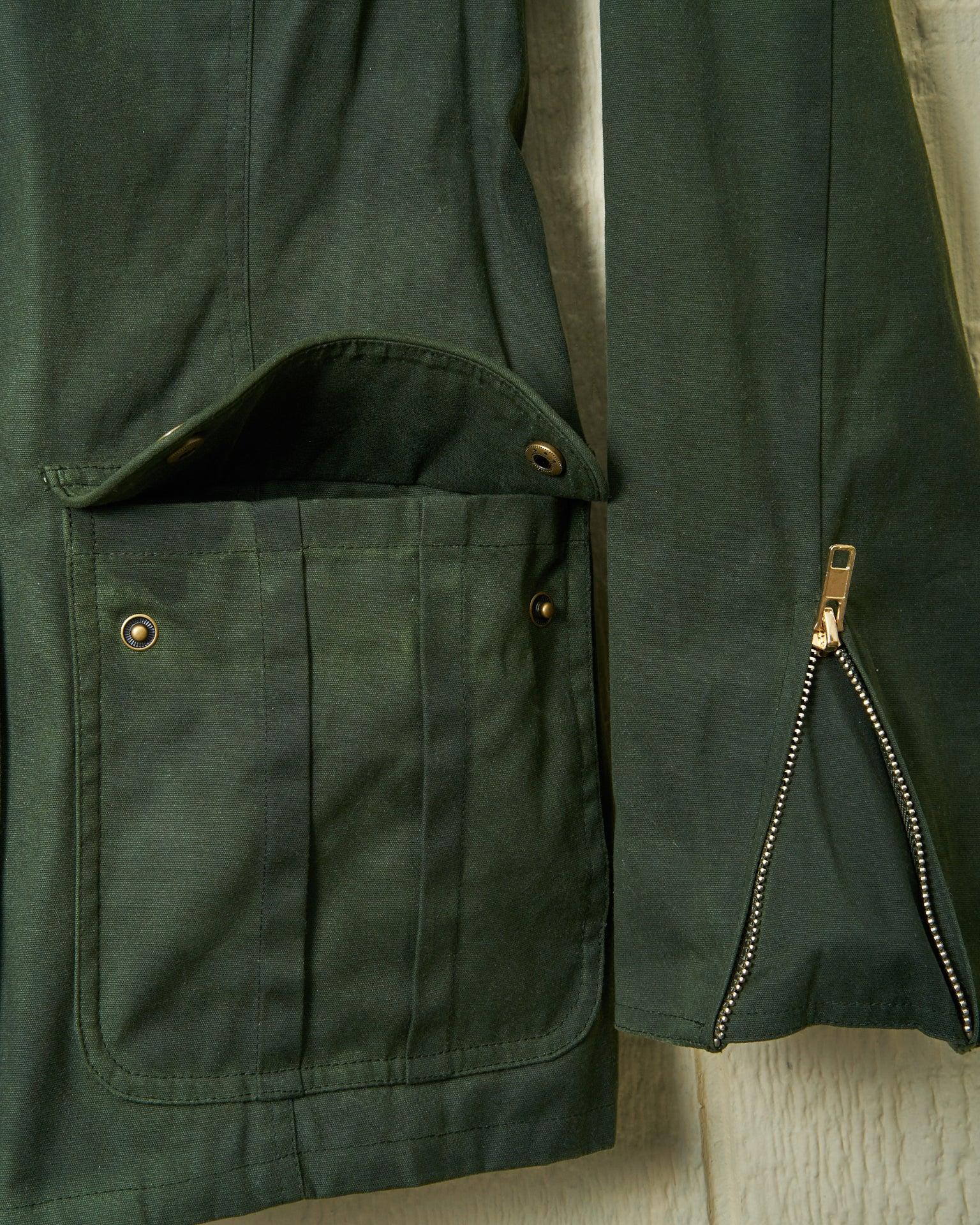 Women’s Aberdeen Jacket in Olive Waxed Canvas Product Image