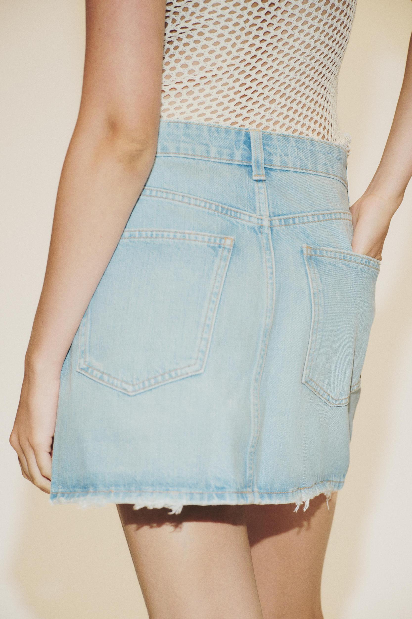 TRF DENIM MINI SKIRT Product Image