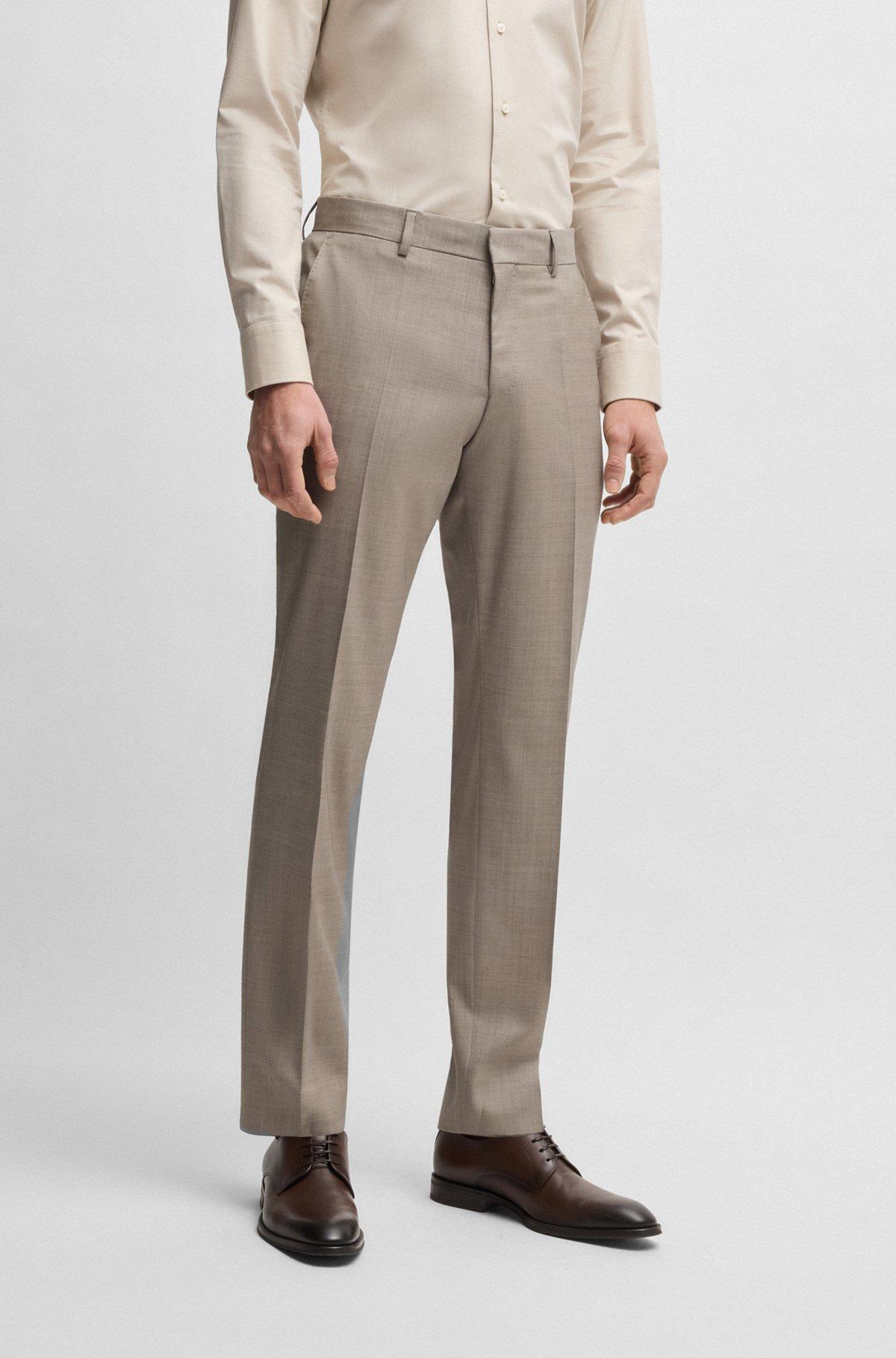 Slim-fit suit in virgin wool Product Image