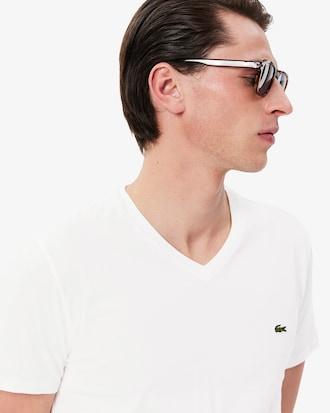 Men's Lightweight Pima Cotton V-Neck T-Shirt Product Image