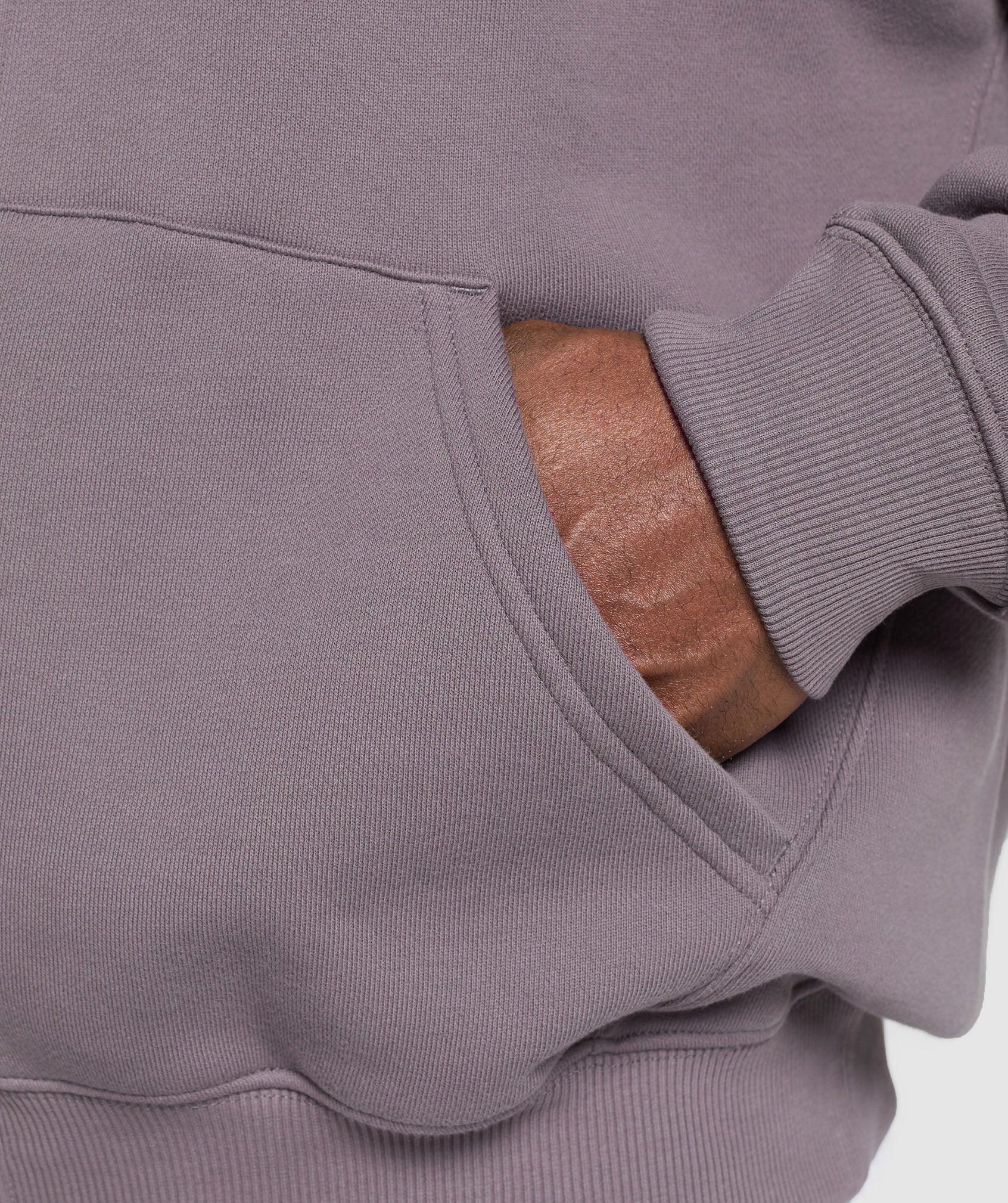 Gymshark Doberman Graphic Hoodie - Brushed Purple Male Product Image