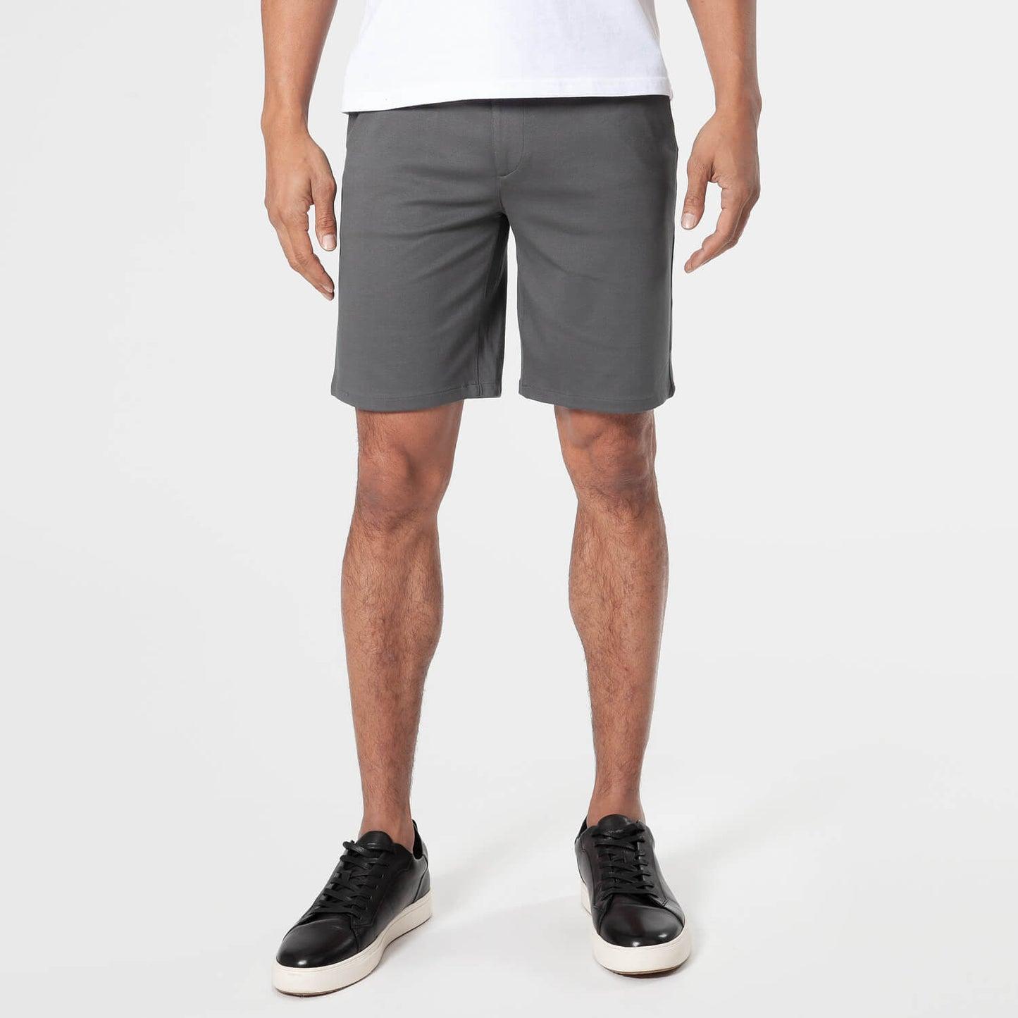 9" Neutral Comfort Knit Chino Shorts 3-Pack Product Image
