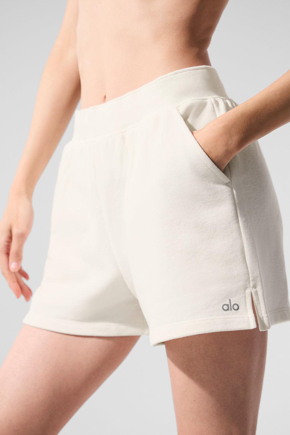 Low Key Sweat Short - Ivory Female Product Image