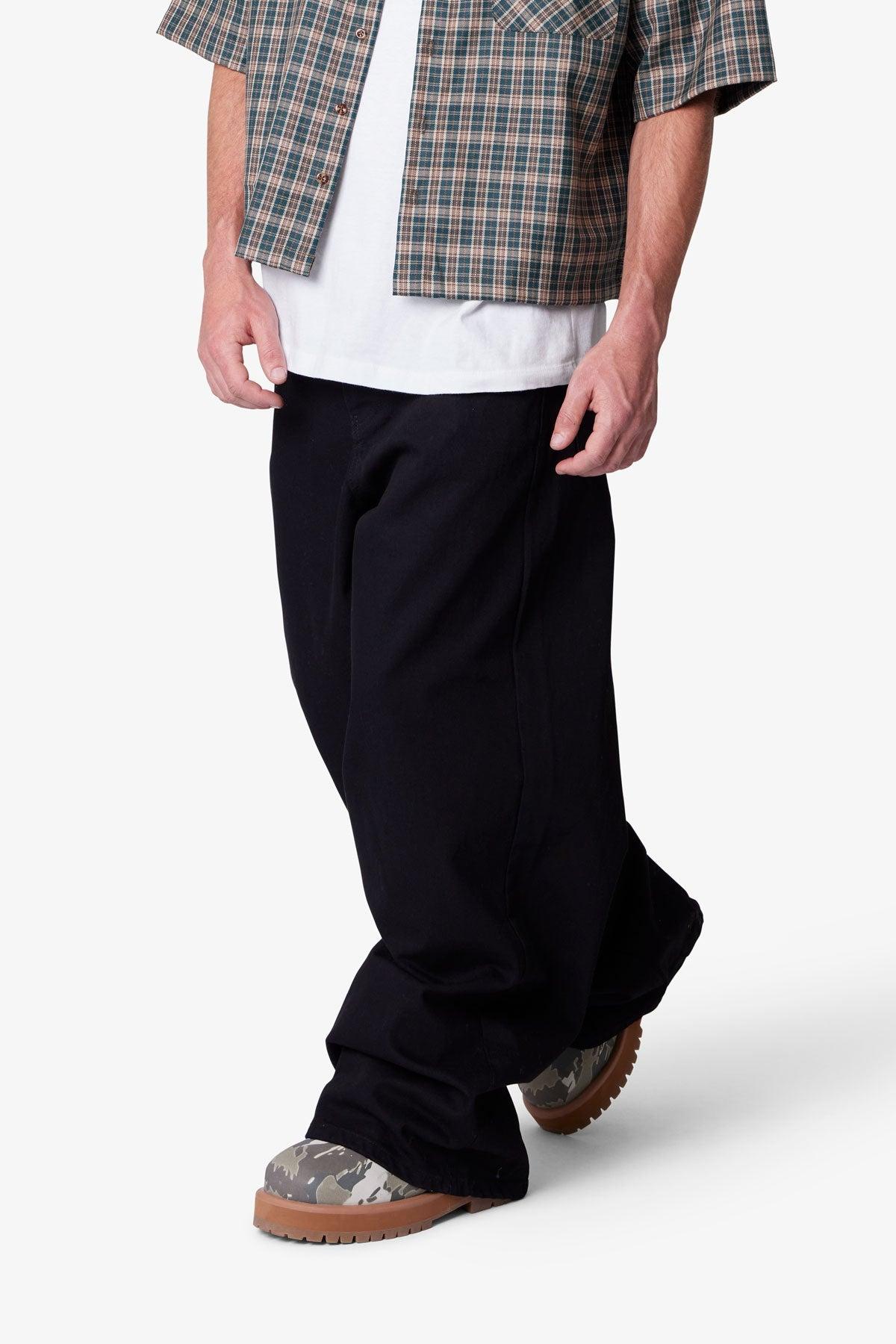 Raw Baggy Rave Denim - Washed Black Product Image