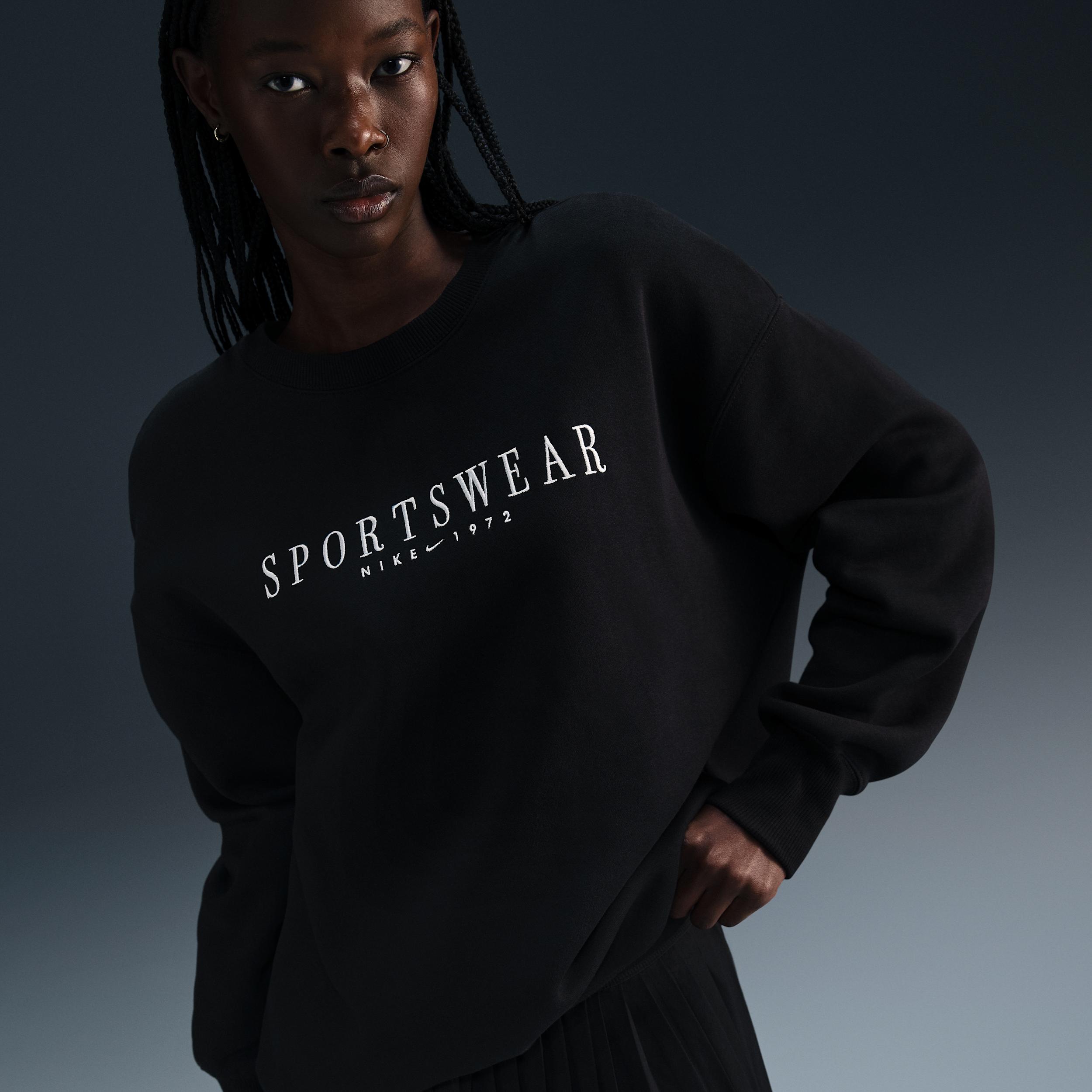 Women's Nike Sportswear Phoenix Fleece Oversized Crew-Neck Sweatshirt Product Image