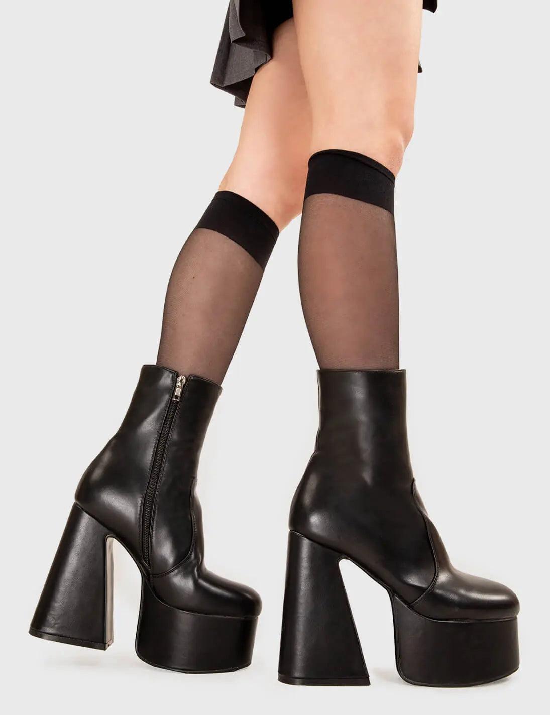 Under Cover Platform Ankle Boots Product Image