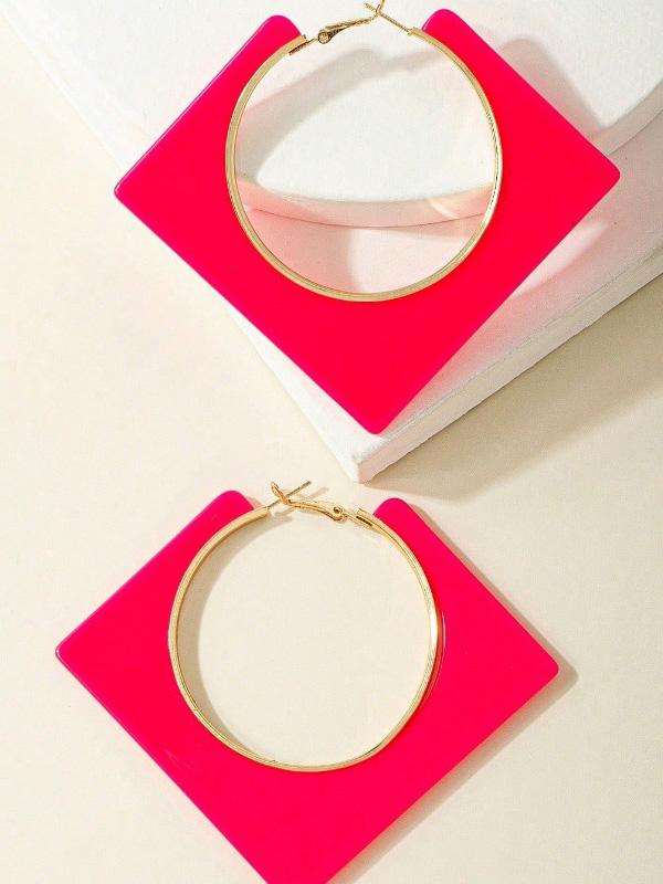 Normcore Geometric Drop Earrings Product Image