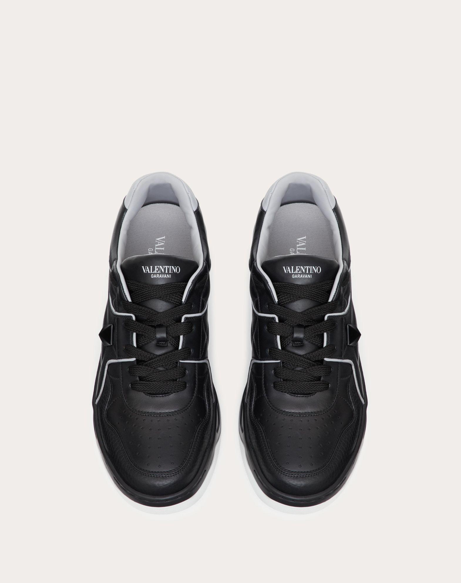 One Stud Low-Top Nappa Sneaker  Product Image