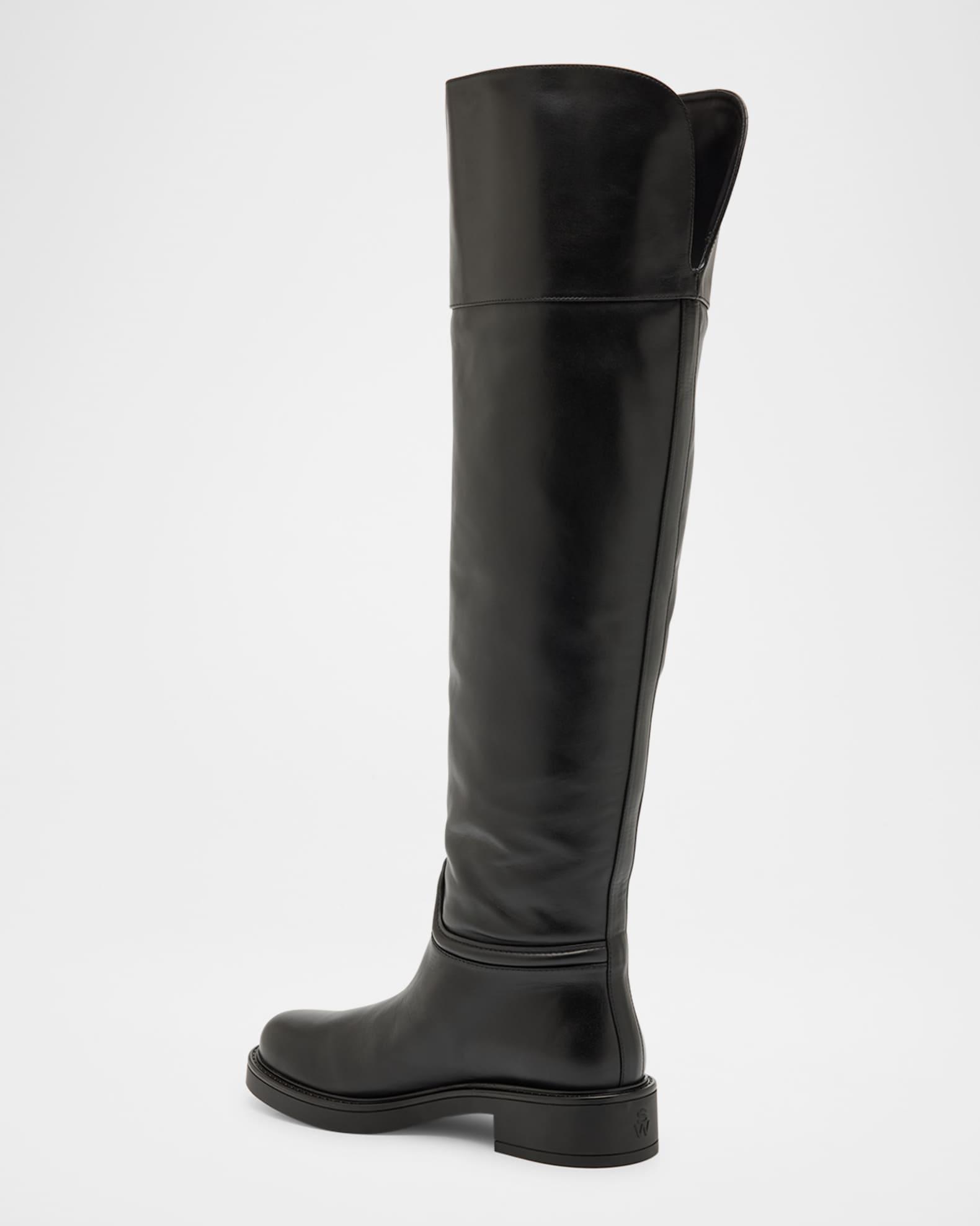 Celia Leather Over-The-Knee Riding Boots Product Image