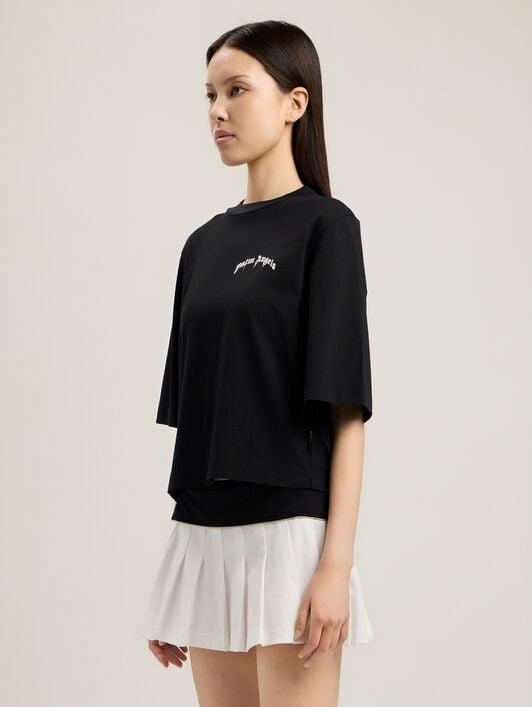 Mini Curved Logo Boxy T-Shirt Product Image