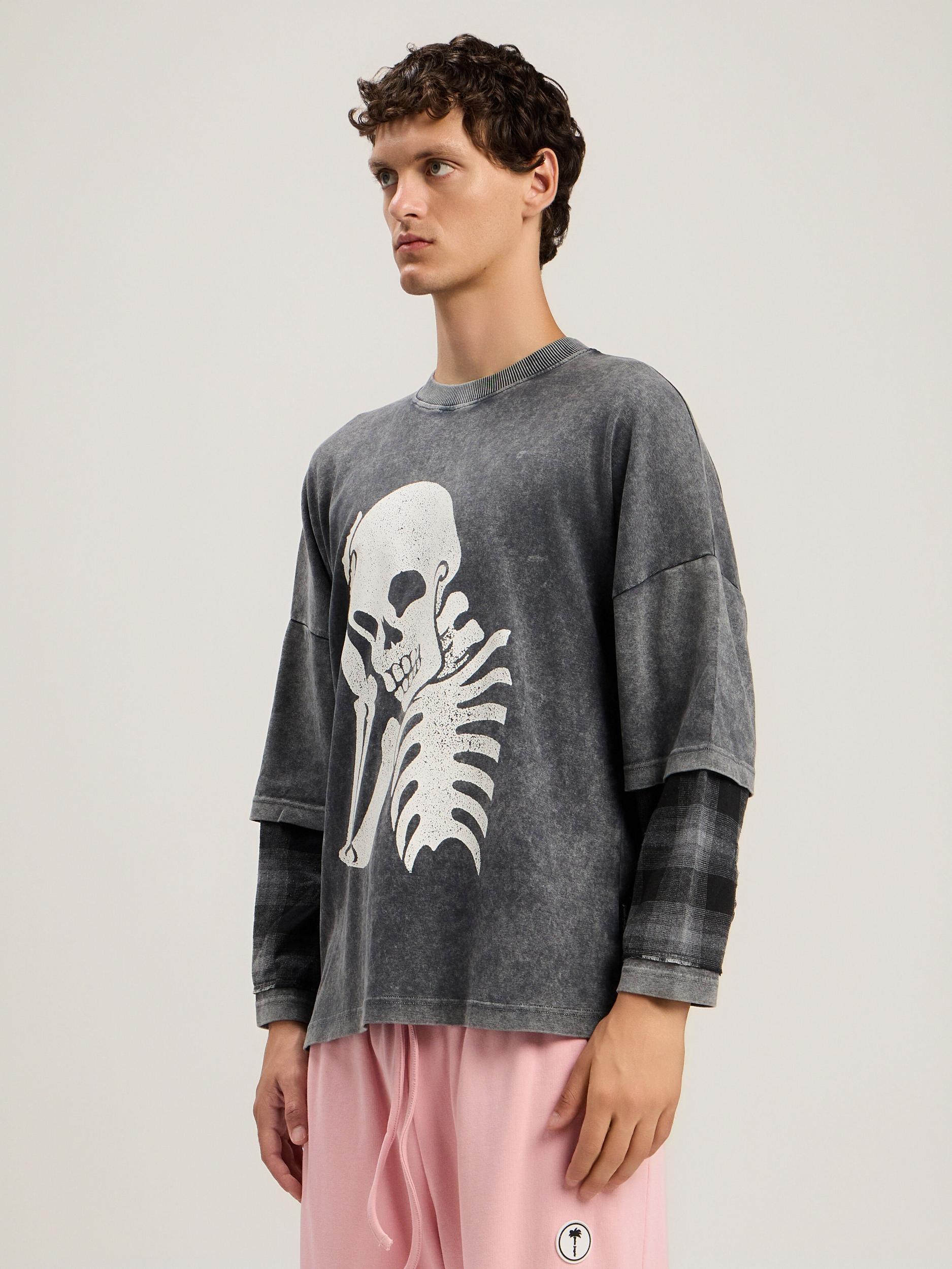 Skull Double Long-Sleeved Shirt Product Image
