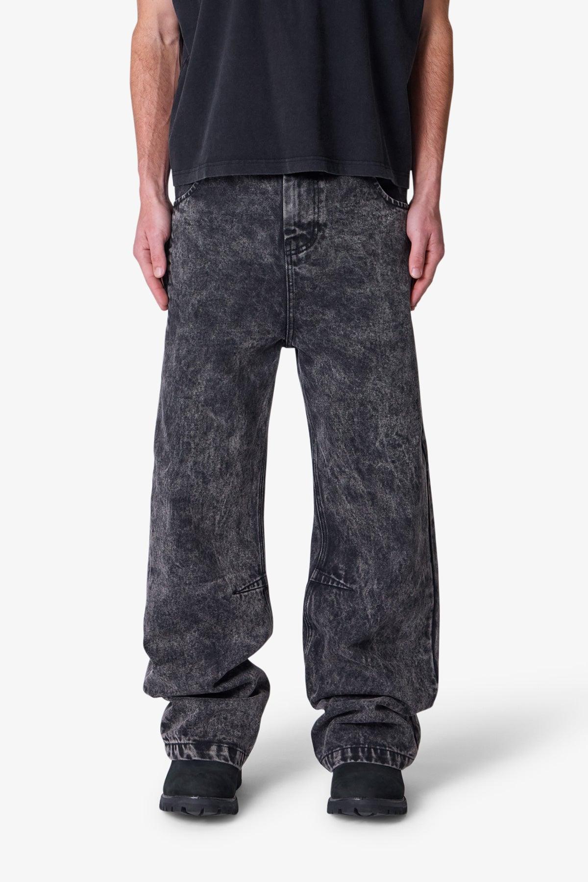 Baggy Moto Denim - Vintage Black Product Image