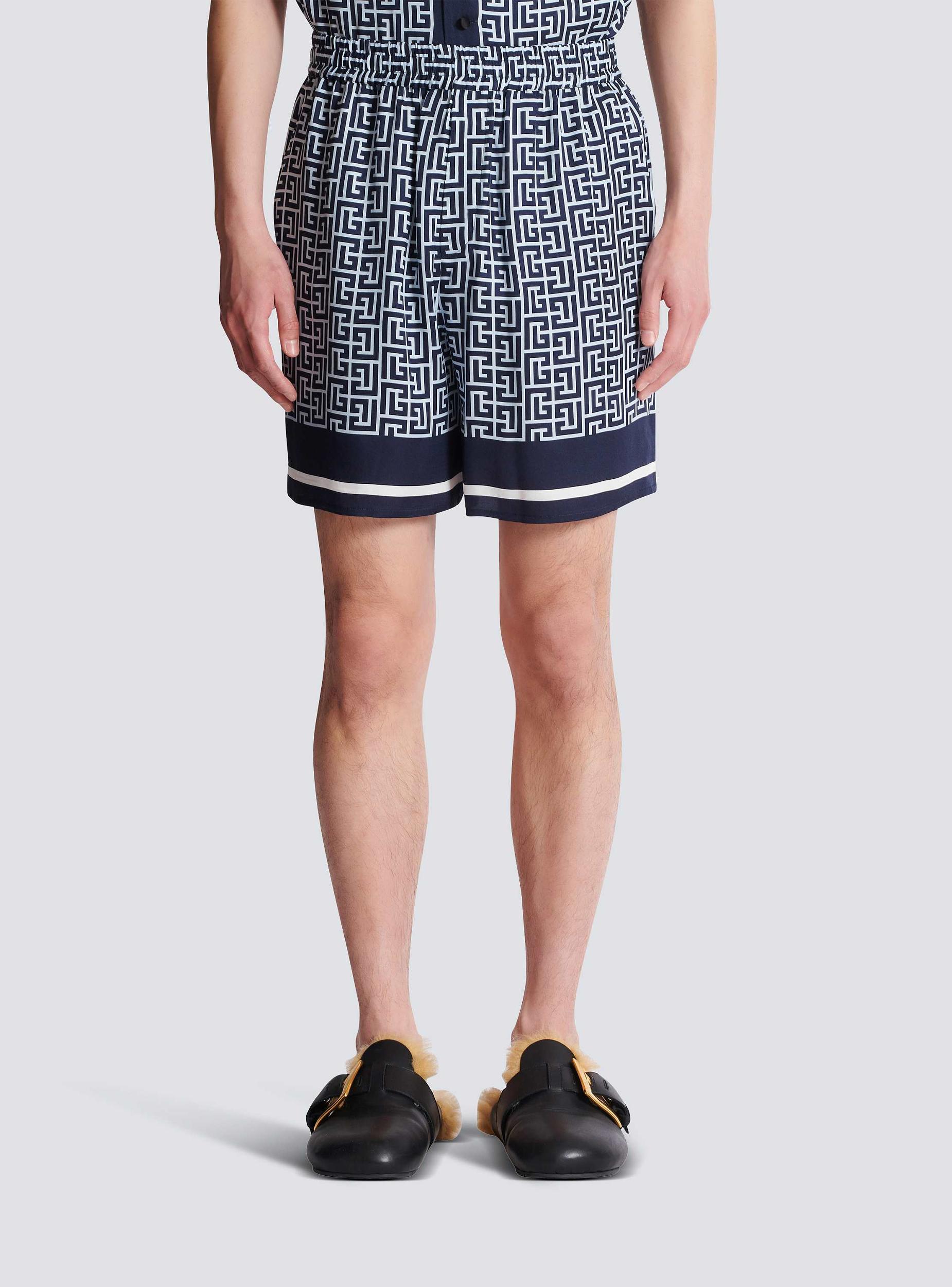 Flowing monogrammed shorts Product Image