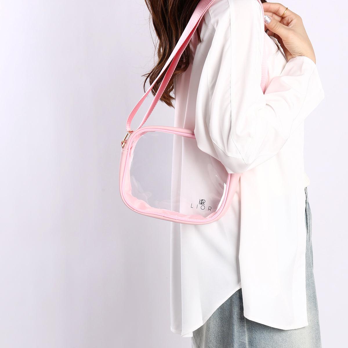 Lior Clear Bag Stadium Approved - Clear Crossbody Purse Bag, with Adjustable Shoulder Strap Product Image