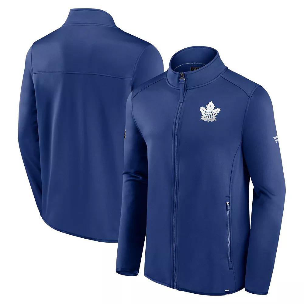 Men's Fanatics Branded Blue Toronto Maple Leafs Authentic Pro Full-Zip Jacket,  Product Image