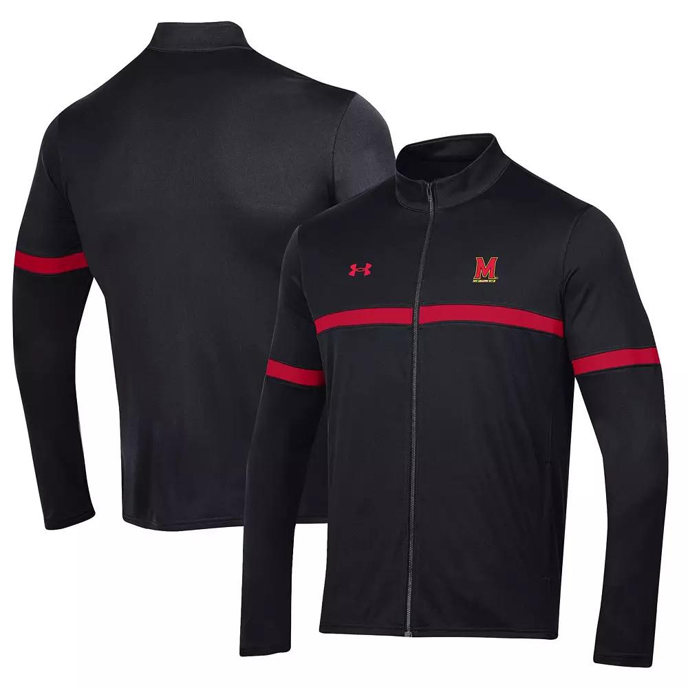 Men's Under Armour Black Texas Tech Red Raiders 2023 Assist Warm Up Full-Zip Jacket, Size: Large Product Image