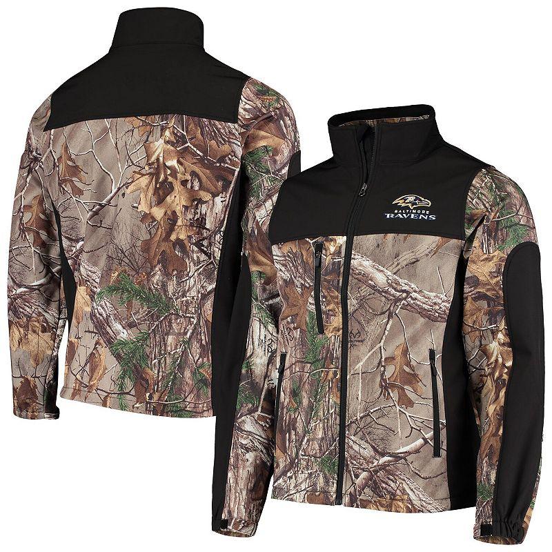 Mens Dunbrooke Realtree Camo/Black Tampa Bay Buccaneers Circle Hunter Softshell Full-Zip Jacket Product Image