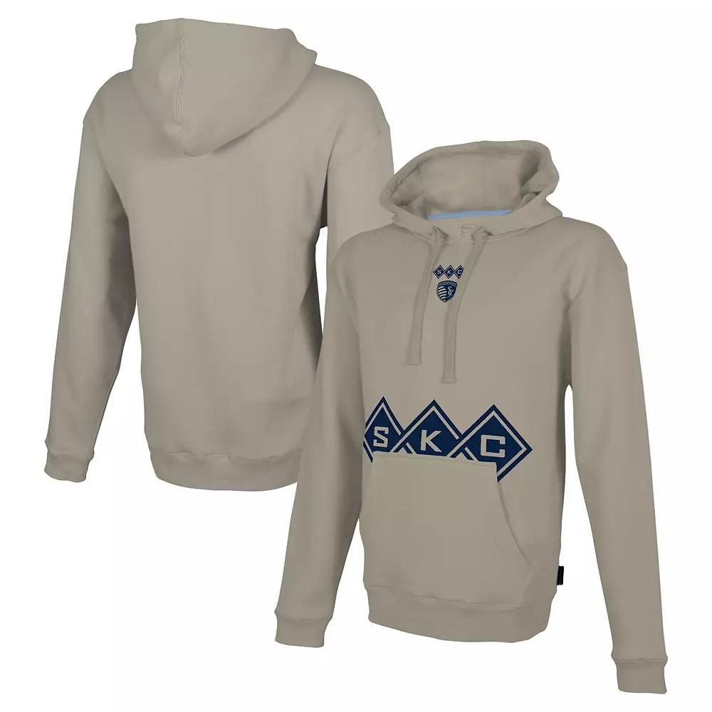 Men's Stadium Essentials Tan Sporting Kansas City Status Pullover Hoodie,  Product Image
