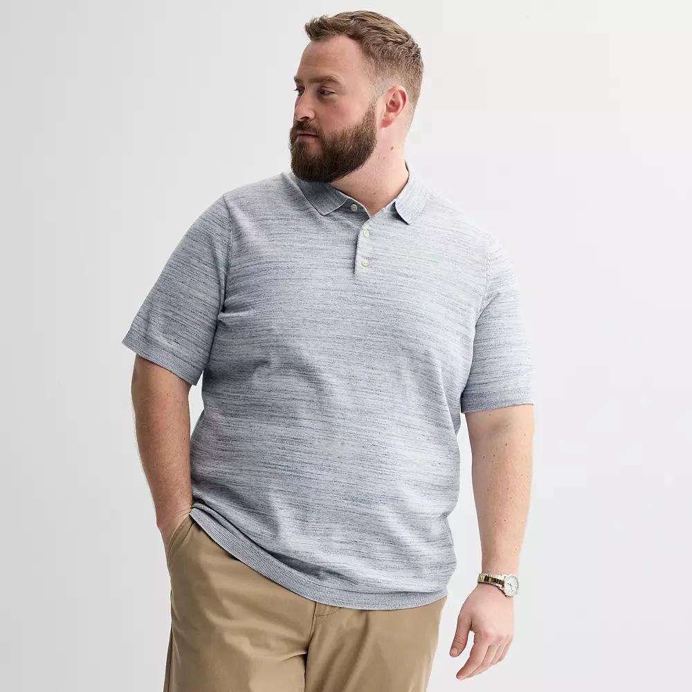 Big & Tall Sonoma Goods For Life® Short Sleeve Sweater Polo, Men's,  Product Image