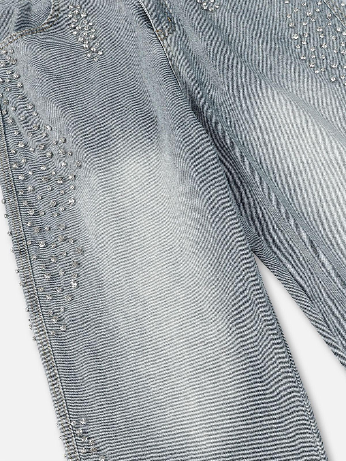 Aelfric Eden Rhinestone  Baggy Jeans Product Image