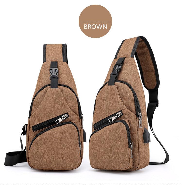 Lior Shoulder Crossbody Backpack With USB Cable Product Image