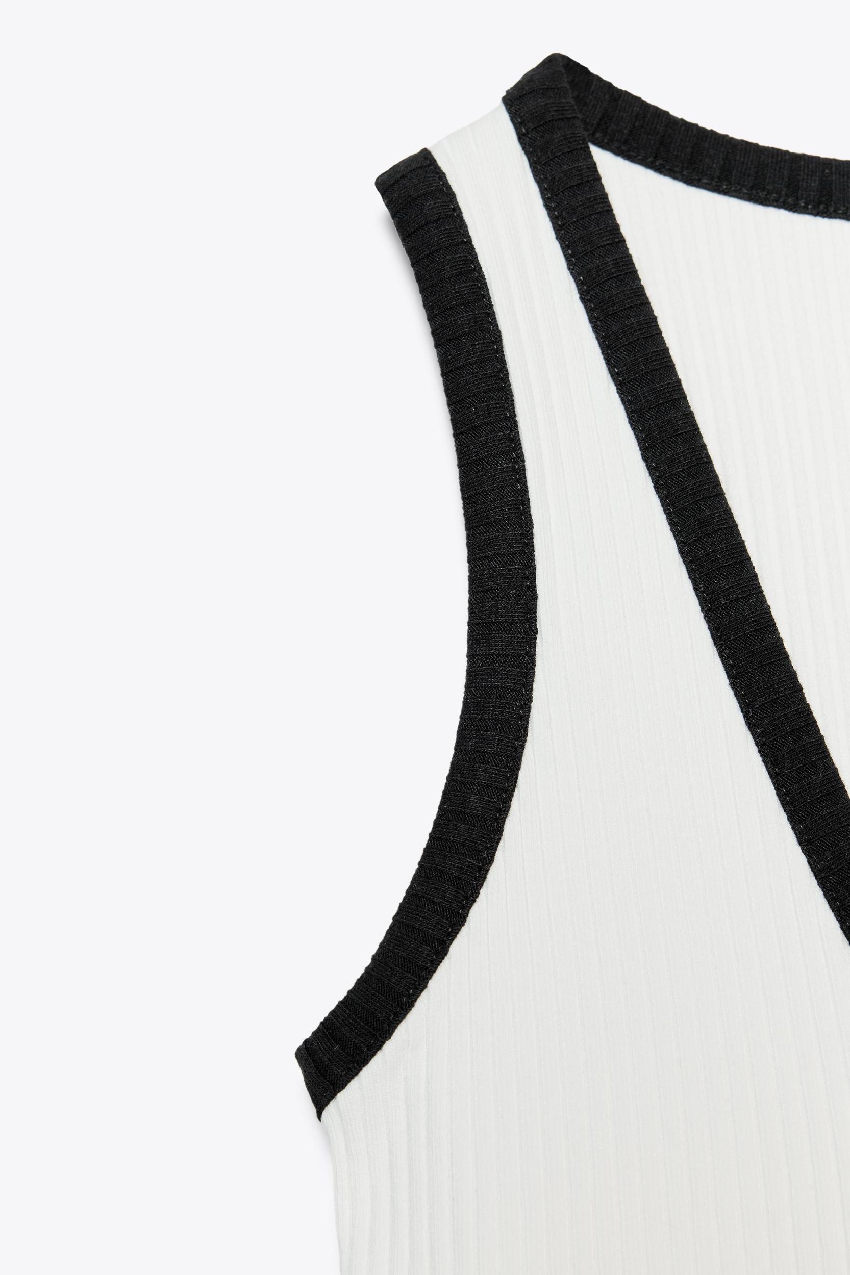 CONTRAST KNIT TOP Product Image