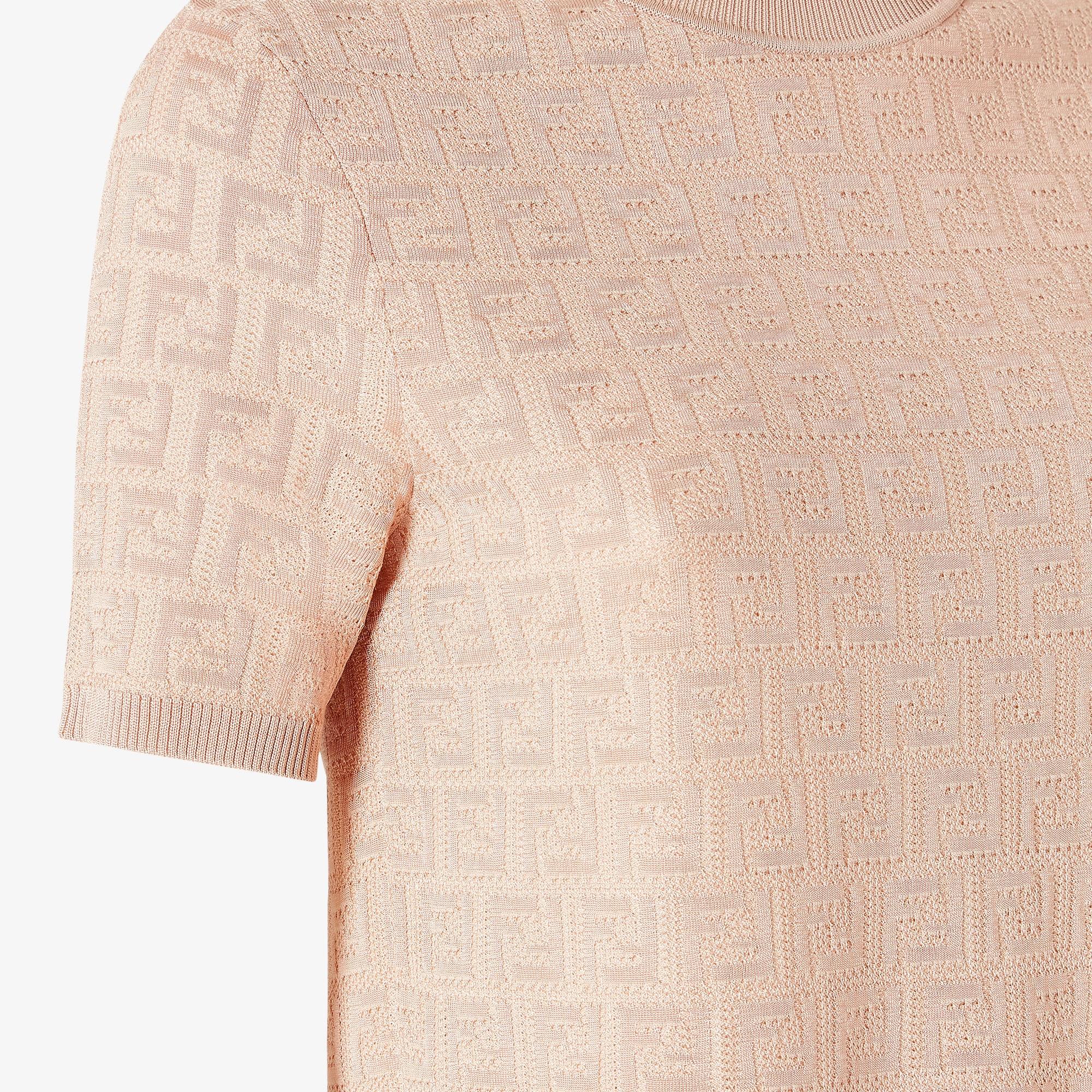 SweaterPink FF cotton and viscose sweater Product Image
