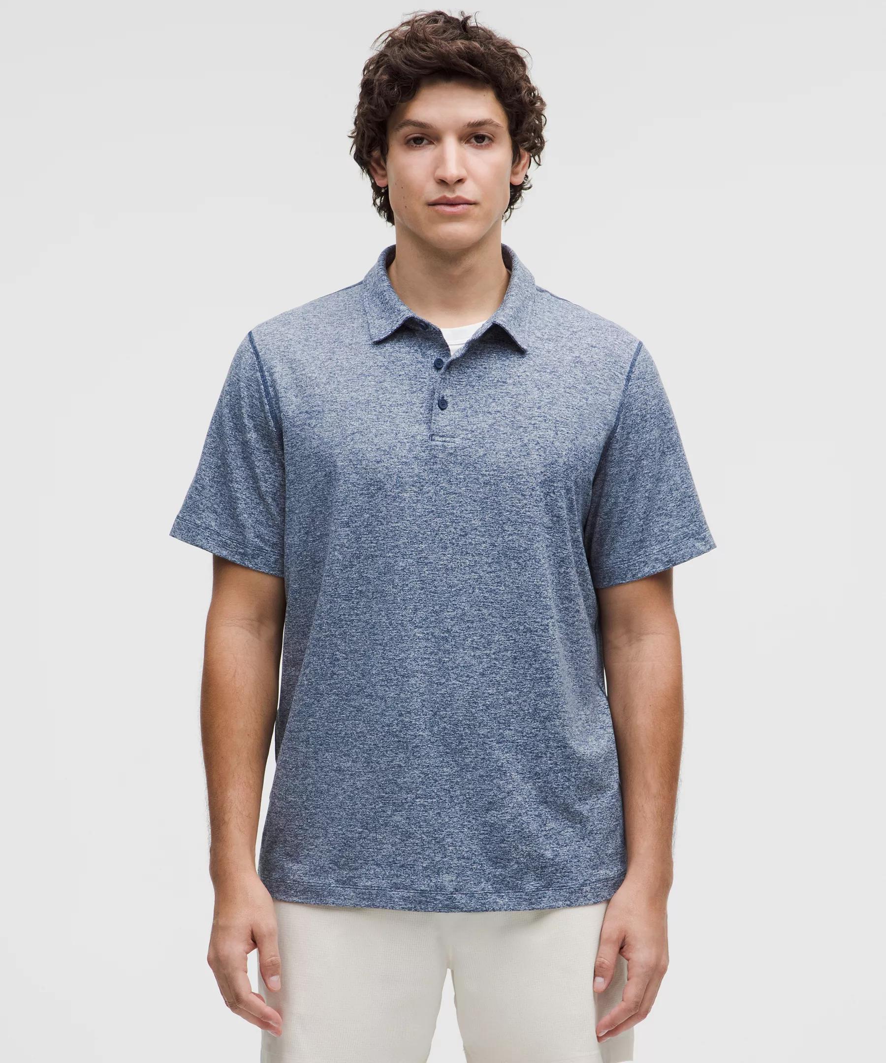 Soft Jersey Short-Sleeve Polo Shirt Product Image