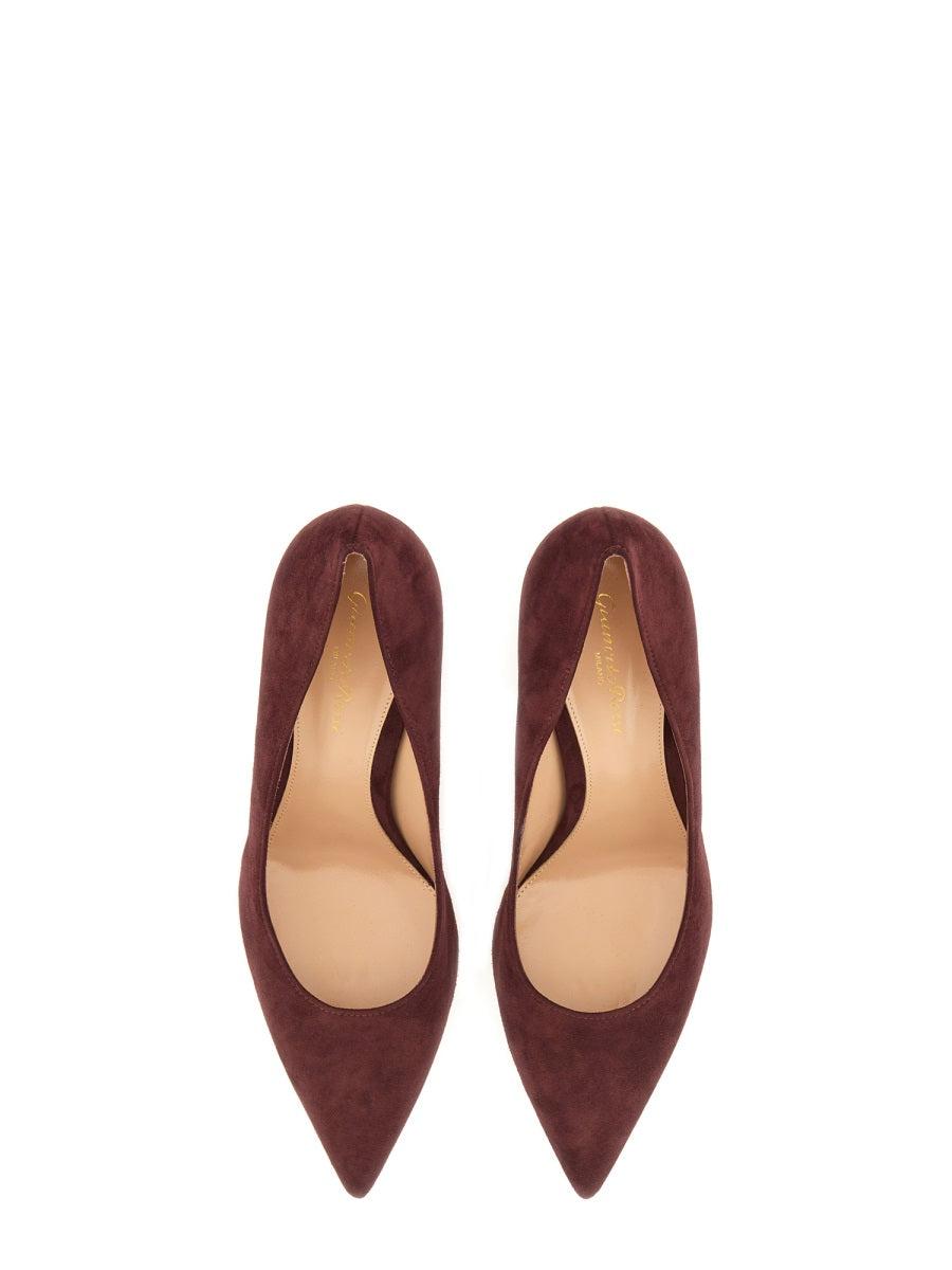MISSONI Open Knit V-neck Knitted Dress In Brown Product Image