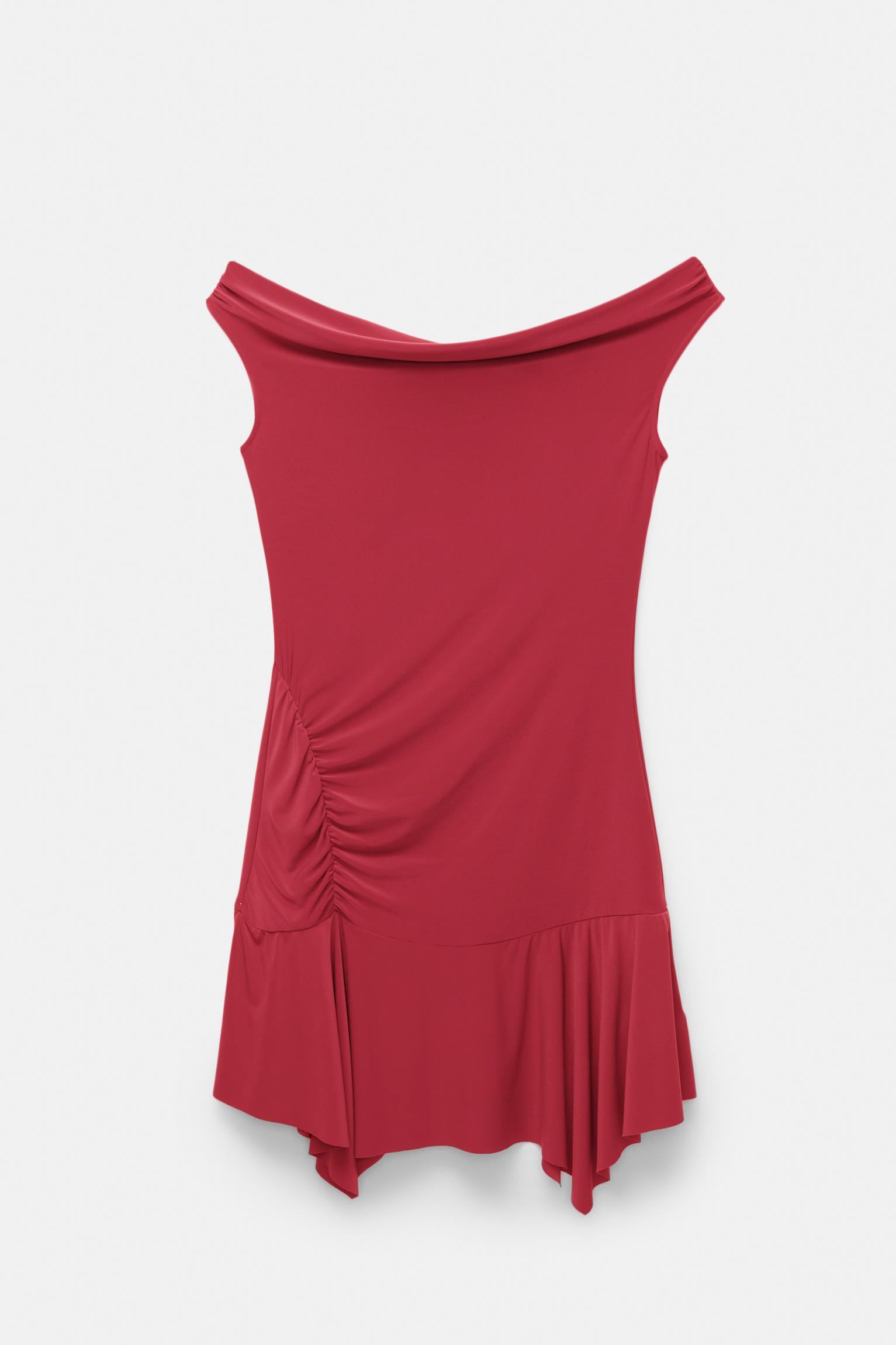 Short off-the-shoulder dress Product Image