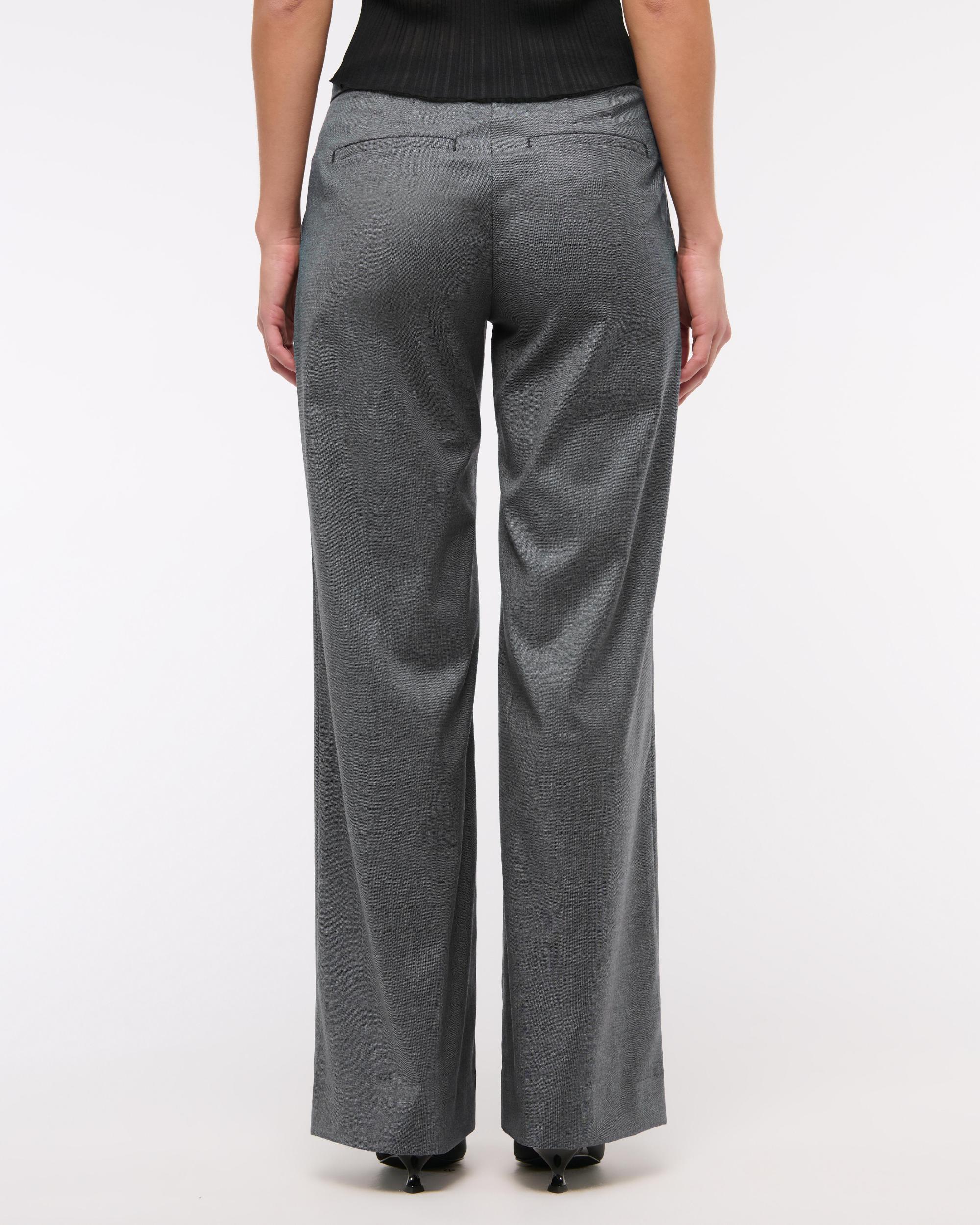 Low Rise Clean Tailored Wide Leg Pant Product Image