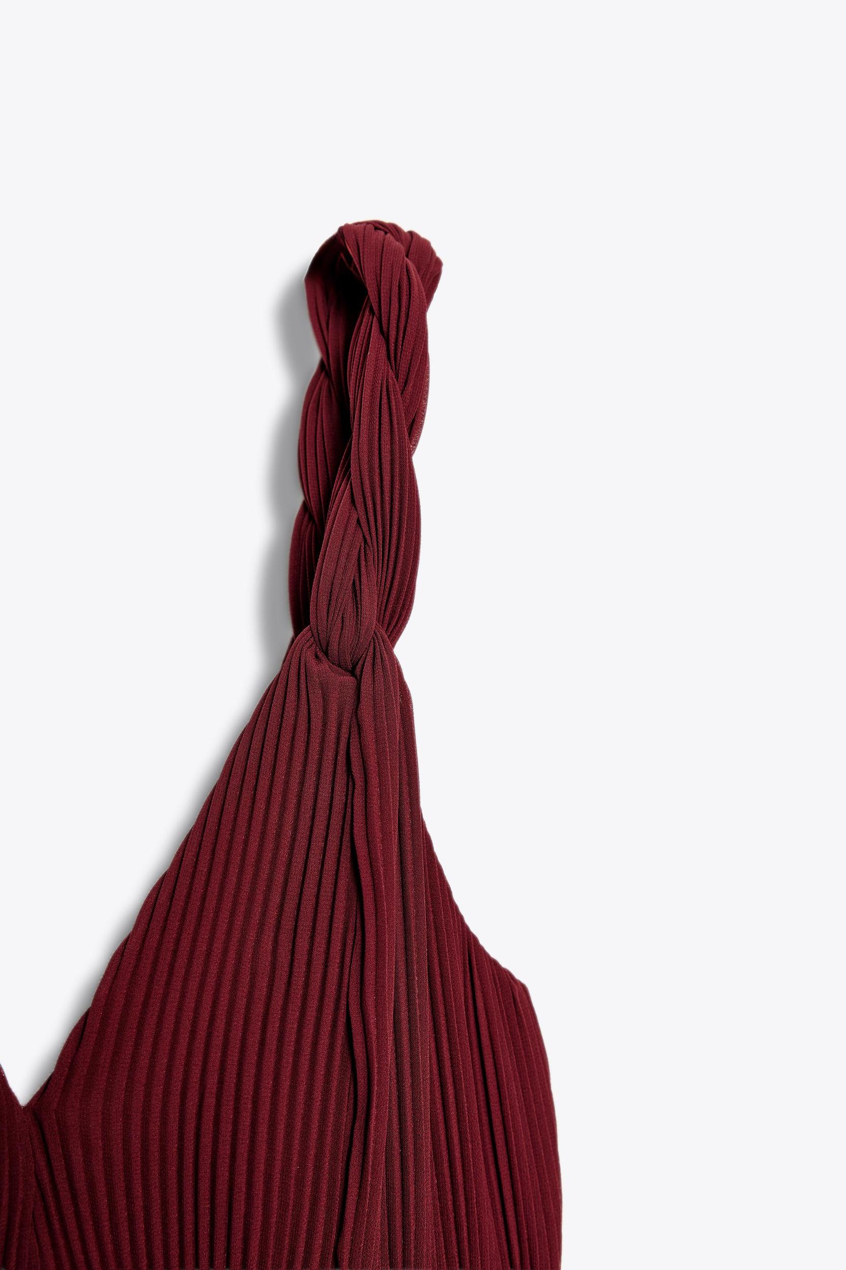 PLEATED MIDI DRESS Product Image