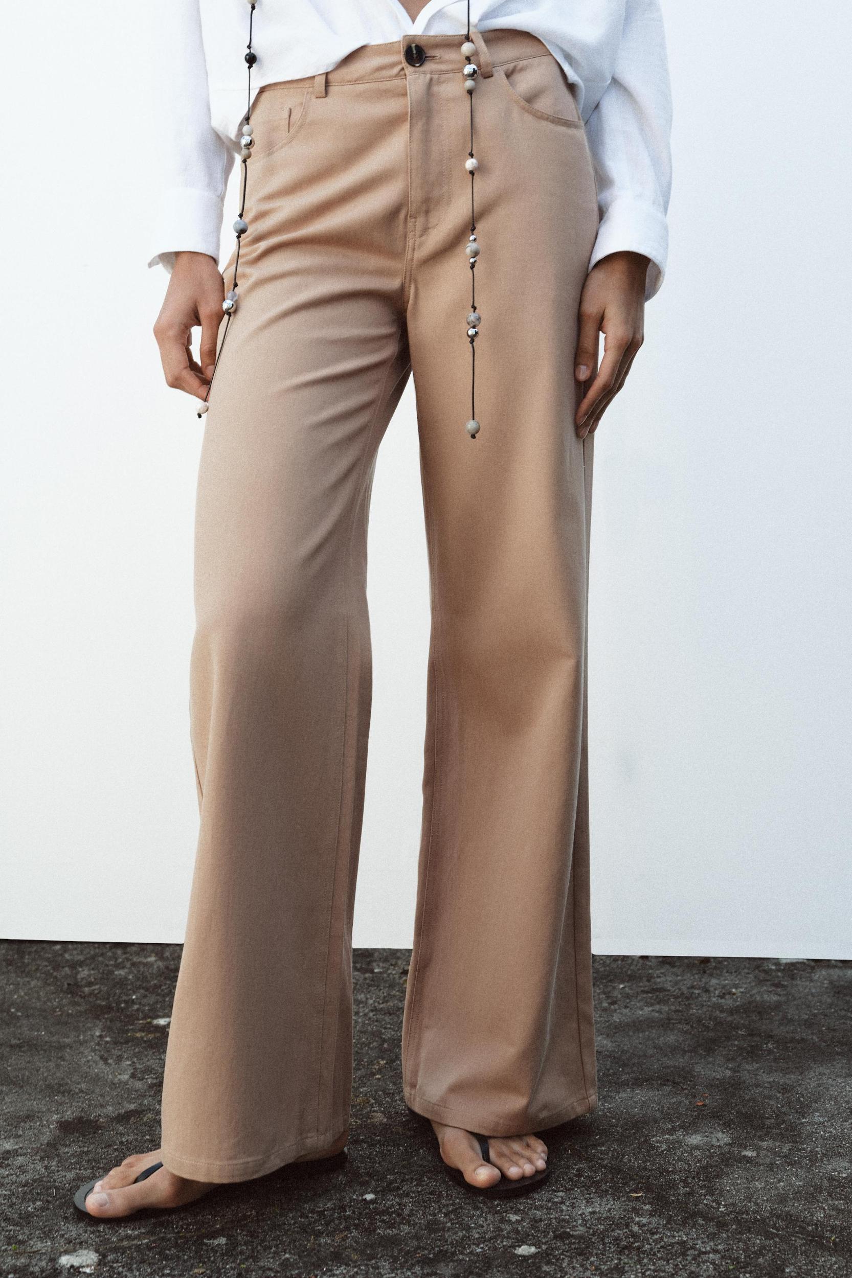 HIGH WAIST WIDE LEG PANTS Product Image