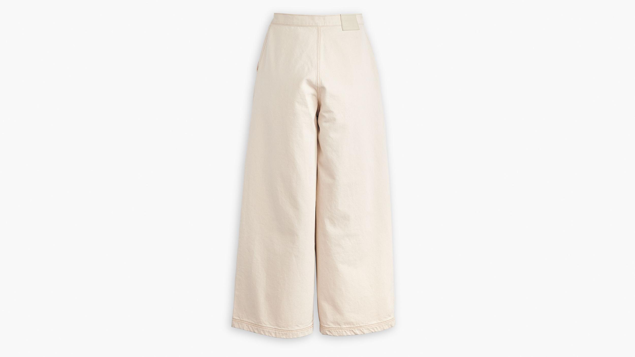 Japanese Denim Pleated Trousers Product Image