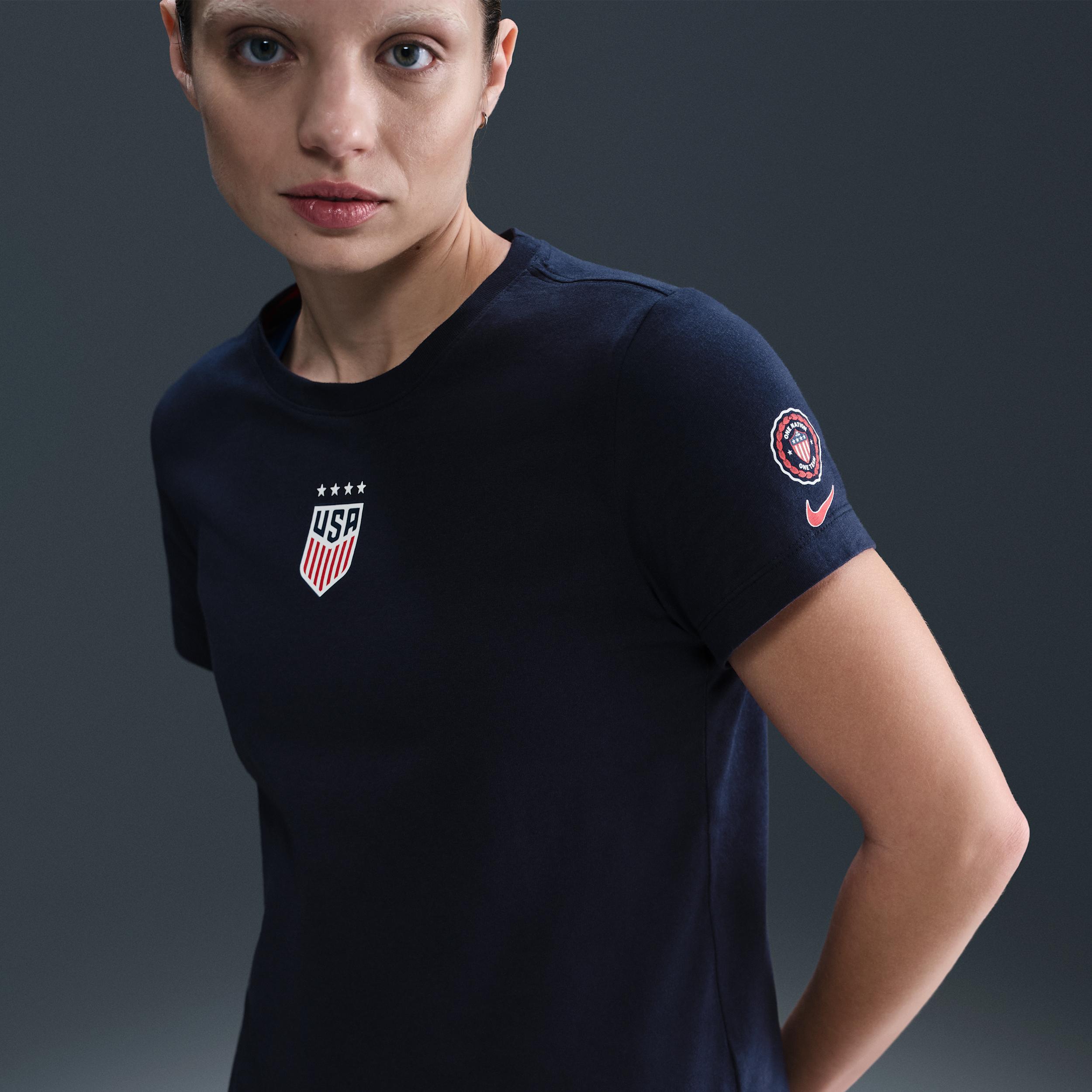 USWNT Nike Womens Soccer T-Shirt | HQ8460-451 Product Image