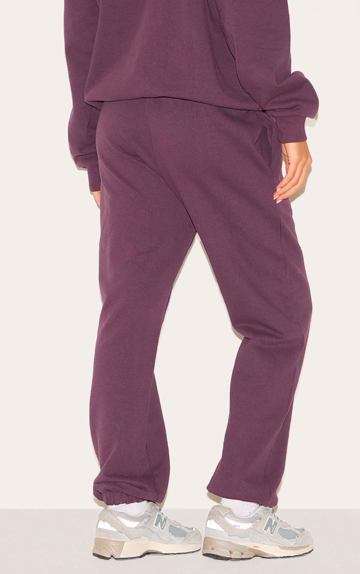 Dark Plum Premium Cuffed Sweat Sweatpants Product Image