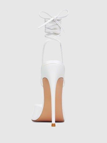 The Luisa Lace Up - Blanc Product Image
